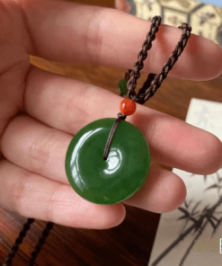 Mặt Dây Đồng Điếu Ngọc Bích Nephrite Jade VIP (VNB-MD715) 13 Mặt Dây Đồng Điếu Ngọc Bích Nephrite Jade VIP (VNB-MD715)