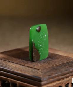 Mặt Dây Liên Hoa Sen Ngọc Bích Nephrite Jade VIP (VNB-MD710)