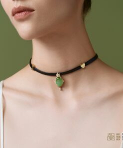 Mặt Dây Ngọc Bích Nephrite Jade Mắt Mèo VIP (VNB-MD719)