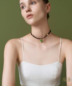 Mặt Dây Ngọc Bích Nephrite Jade Mắt Mèo VIP (VNB-MD719)