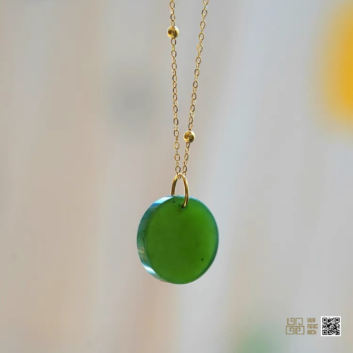 Mặt Dây Ngọc Bích Nephrite Jade (VNB-MD701)