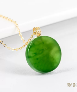 Mặt Dây Ngọc Bích Nephrite Jade (VNB-MD703)