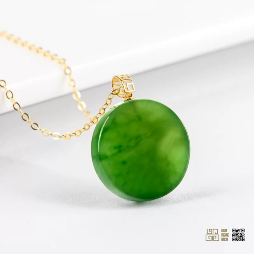 Mặt Dây Ngọc Bích Nephrite Jade (VNB-MD703)