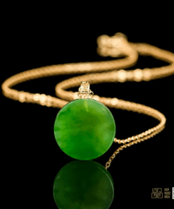 Mặt Dây Ngọc Bích Nephrite Jade (VNB-MD703)