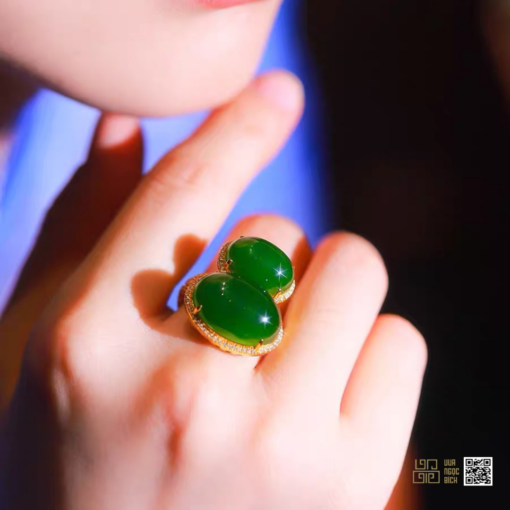 Nhẫn Ngọc Bích Nephrite Jade Nữ (VNB-NN700)