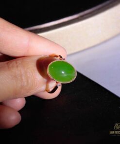 Nhẫn Ngọc Bích Nữ Nephrite Jade (VNB-NN703)