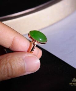 Nhẫn Ngọc Bích Nữ Nephrite Jade (VNB-NN703)