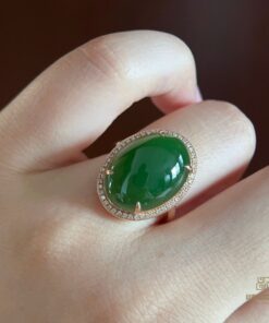 Nhẫn Ngọc Bích Nữ Nephrite Jade (VNB-NN705) 17 Nhẫn Ngọc Bích Nữ Nephrite Jade (VNB-NN705)
