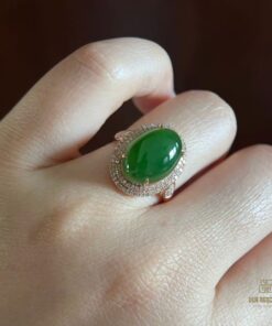 Nhẫn Ngọc Bích Nephrite Jade Nữ (VNB-NN706)