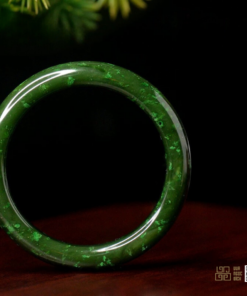 Vòng Tay Ngọc Bích Nephrite Jade Bản Liền Khối (VNB-VT835)