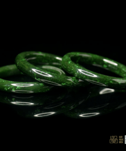 Vòng Tay Ngọc Bích Nephrite Jade Bản Liền Khối (VNB-VT835)