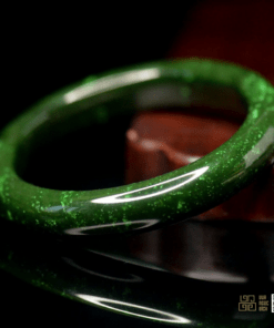 Vòng Tay Ngọc Bích Nephrite Jade Bản Liền Khối (VNB-VT835)