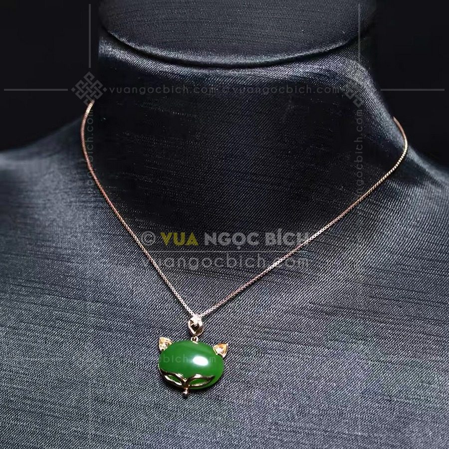 Mặt dây chuyền hồ ly ngọc bích - Món trang sức phong thủy tinh tế, ý nghĩa sâu sắc 3