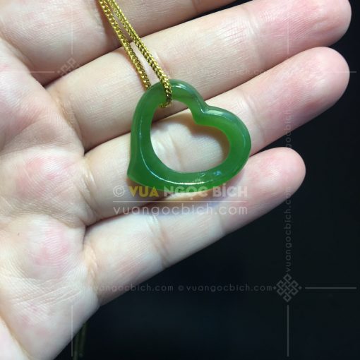 Mặt Dây Trái Tim Ngọc Bích(VNB-MD413)